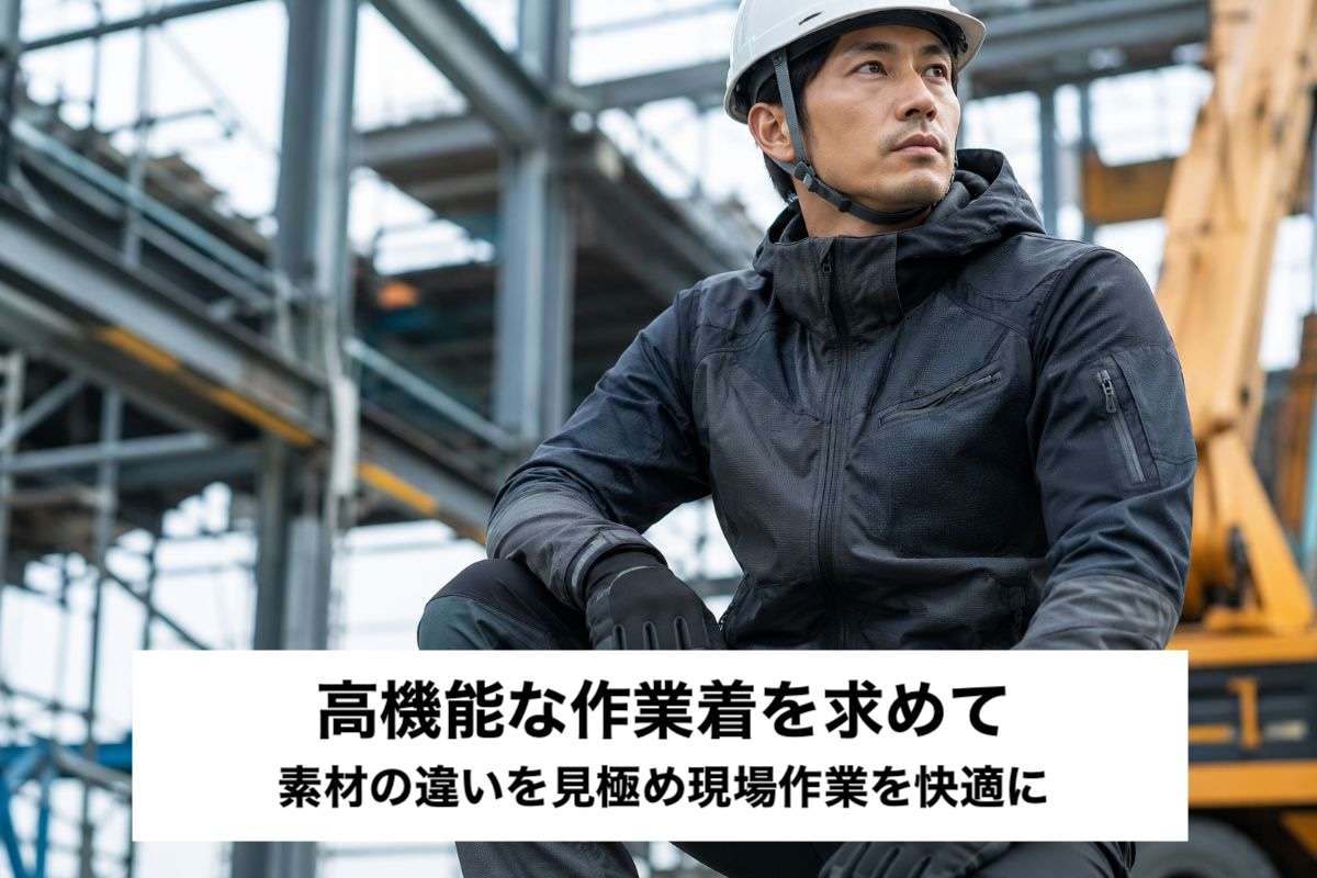 高機能な作業着を求めて｜素材の違いを見極め現場作業を快適に