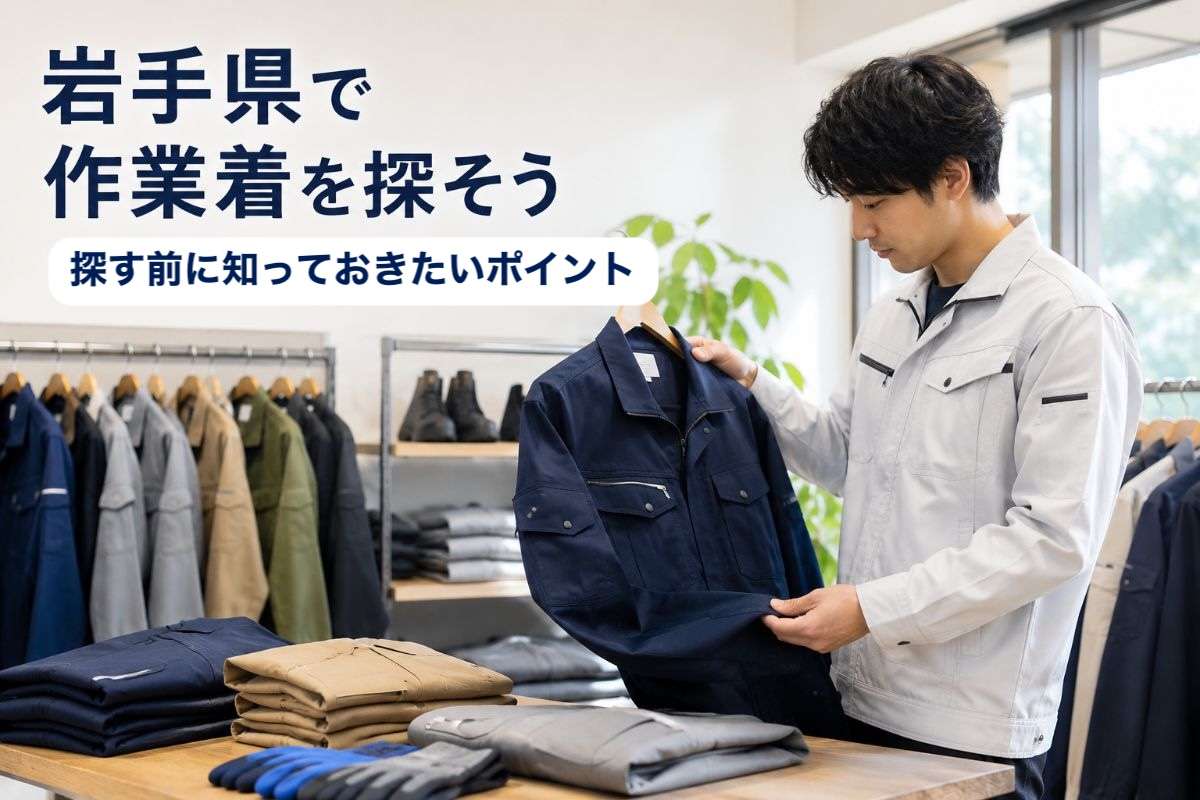 岩手県で作業着を探そう｜探す前に知っておきたいポイント